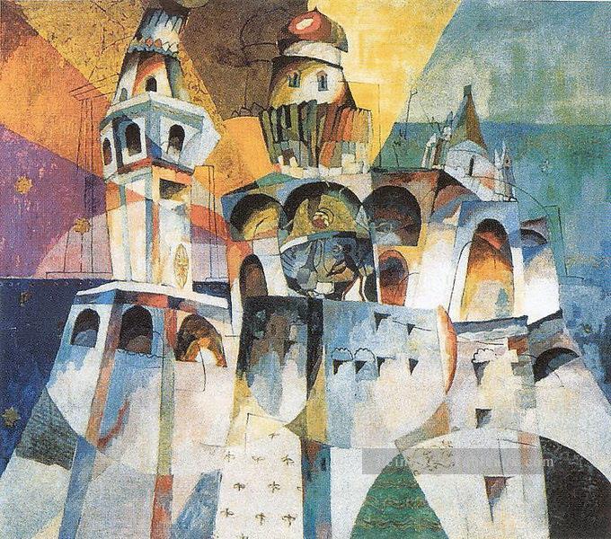 cloches ivan la grande cloche 1915 Aristarkh Vasilevich Lentulov Peintures à l'huile